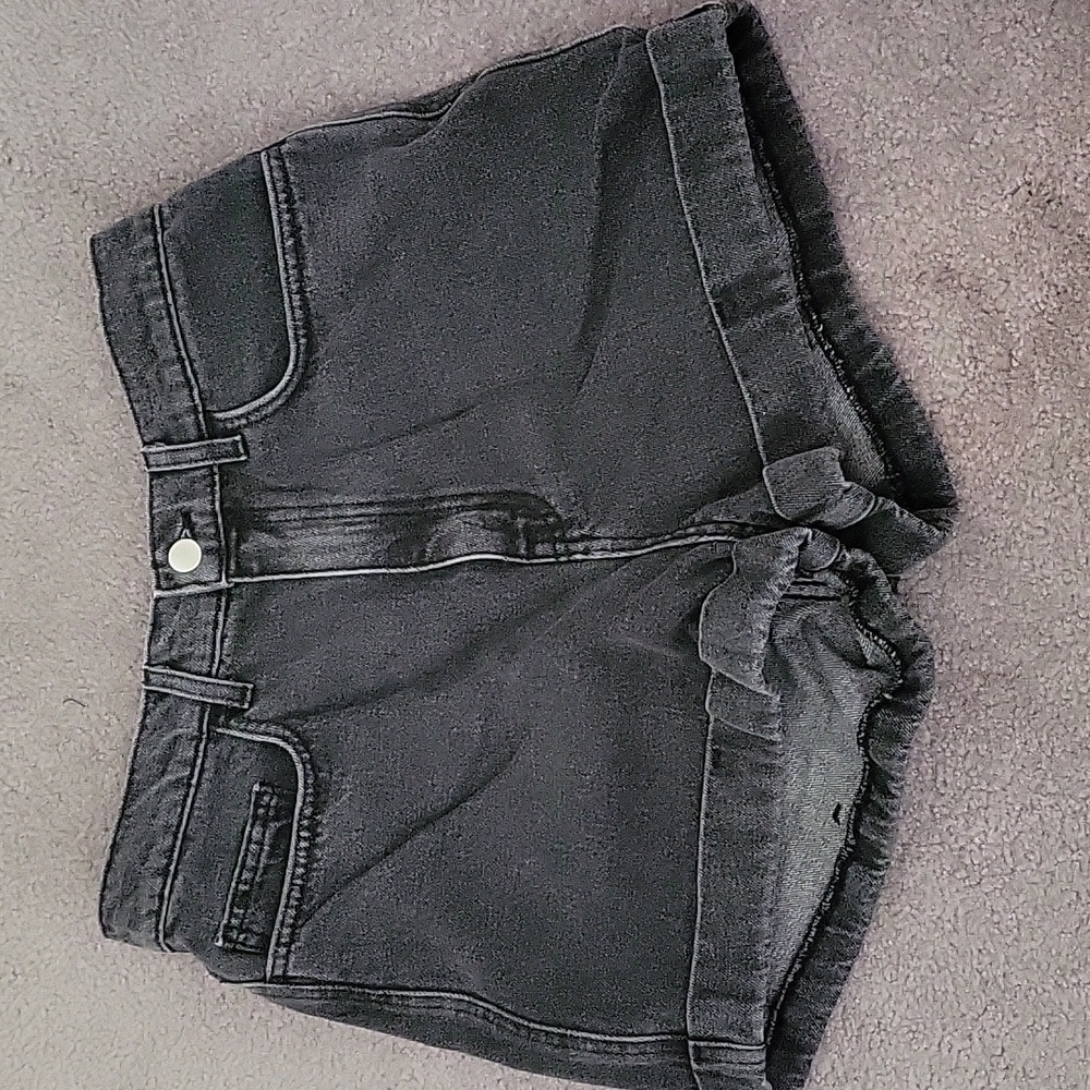 American Apparel Black Jean Shorts